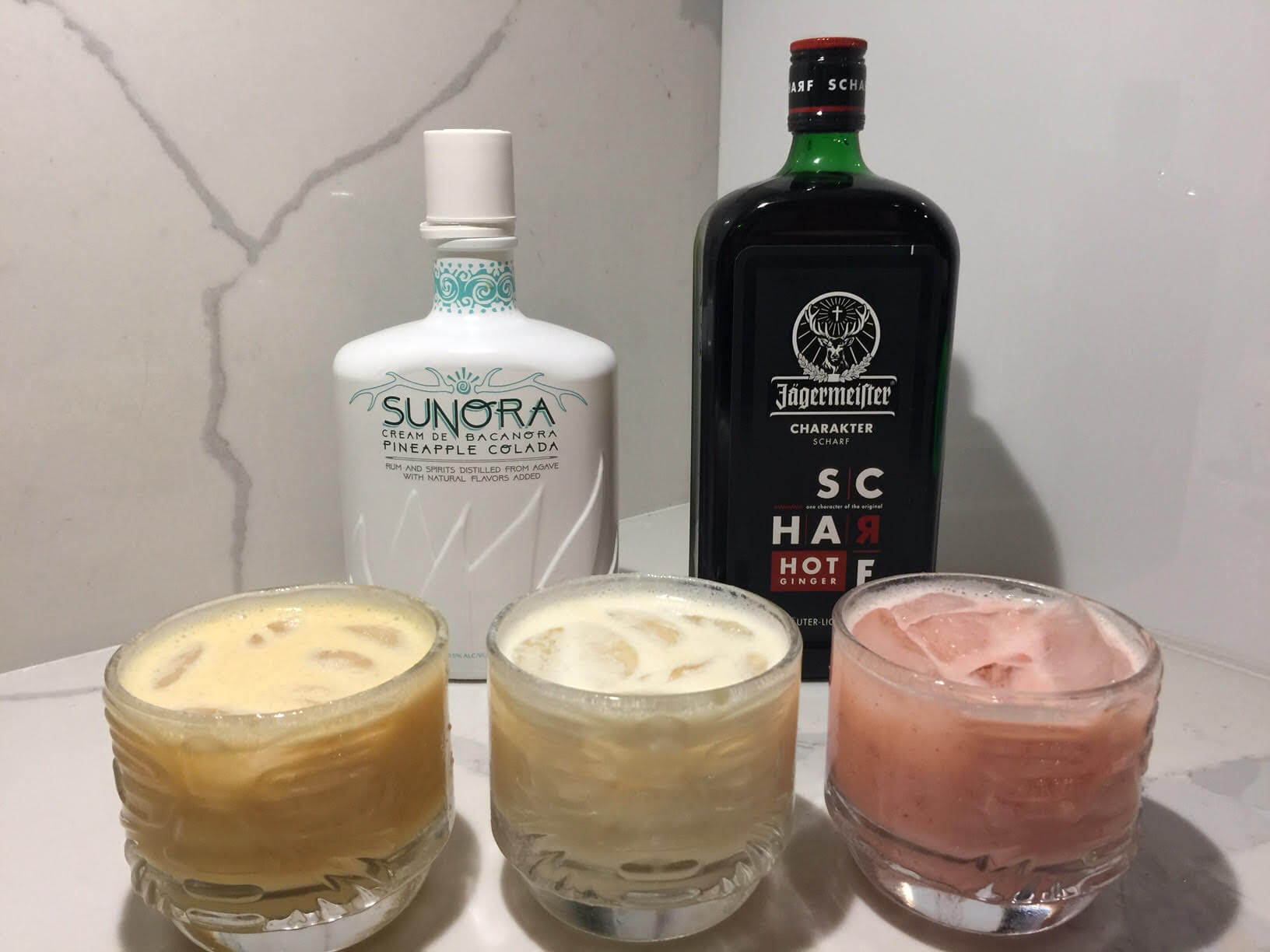Sunora Cream De Bacanora Pineapple Colada & Jägermeister SCHARF Cocktails!