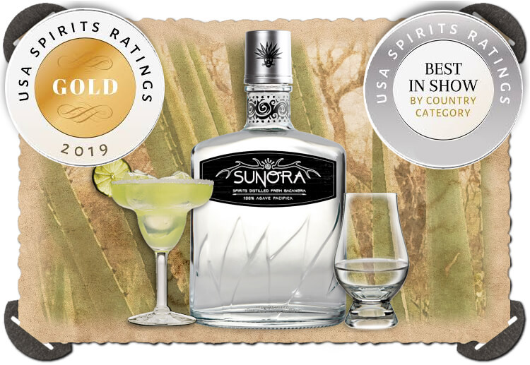 USA SPIRITS RATINGS BEST IN SHOW & GOLD MEDAL SUNORA BACANORA BLANCO